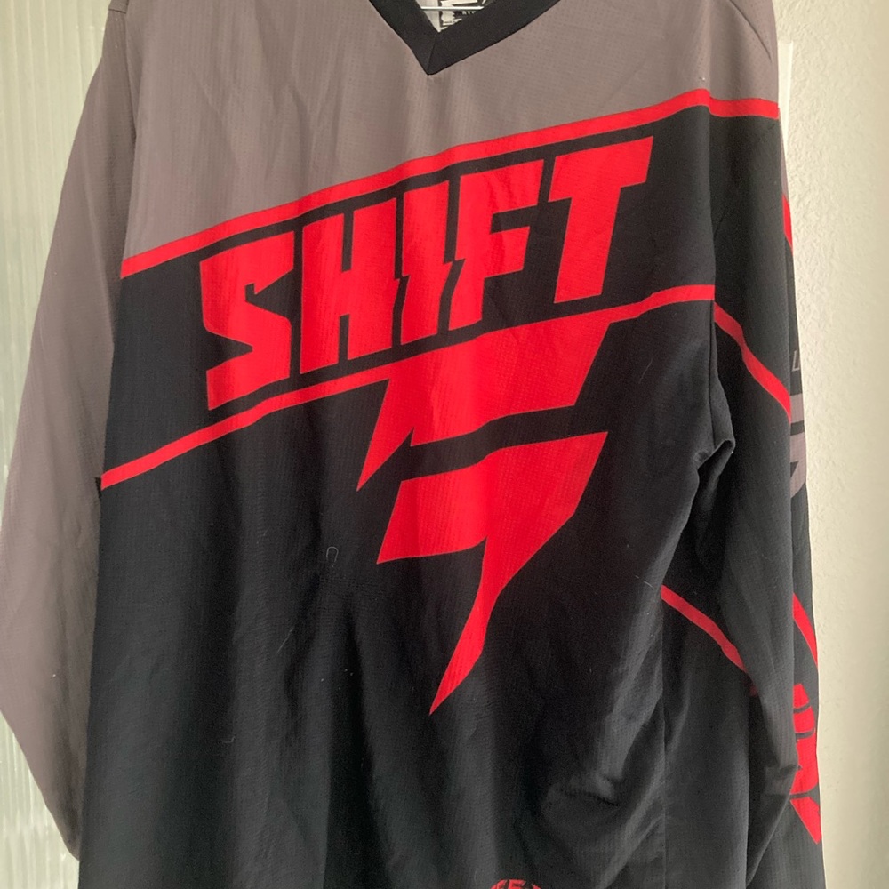 Shift dirt bike pants and jersey. They were only worn a couple of times.